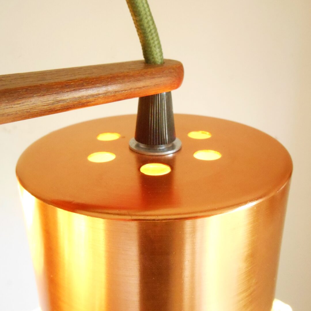 Mid century modern triple drop chandelier by Fiona Bradshaw Designs
