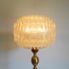 Vintage floor lamp with a retro space age shade by Fiona Bradshaw Designs