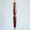 Vintage floor lamp with a retro space age shade by Fiona Bradshaw Designs