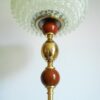 Vintage floor lamp with a retro space age shade by Fiona Bradshaw Designs