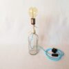 A vintage soda syphon repurposed into a unique table lamp by Fiona Bradshaw Designs