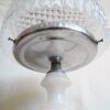 A vintage marble table lamp with a stunning cut glass shade by Fiona Bradshaw Designs