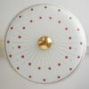 A retro glass pendant lamp by Fiona Bradshaw Designs