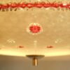 A retro glass pendant lamp by Fiona Bradshaw Designs