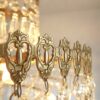 Antique five tier crystal chandelier by Fiona Bradshaw Designs