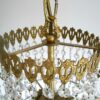 Antique five tier crystal chandelier by Fiona Bradshaw Designs