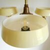 A rare Art Deco wooden chandelier with opaline shades by Fiona Bradshaw Designs