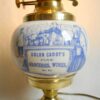A lovely antique oil lamp converted to electric by Fiona Bradshaw Designs