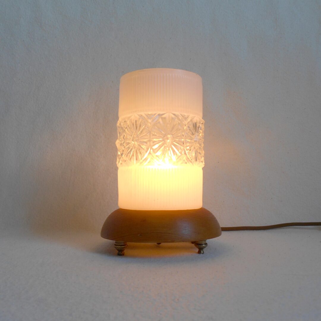 A mid century modern sweet little table lamp by Fiona Bradshaw Designs