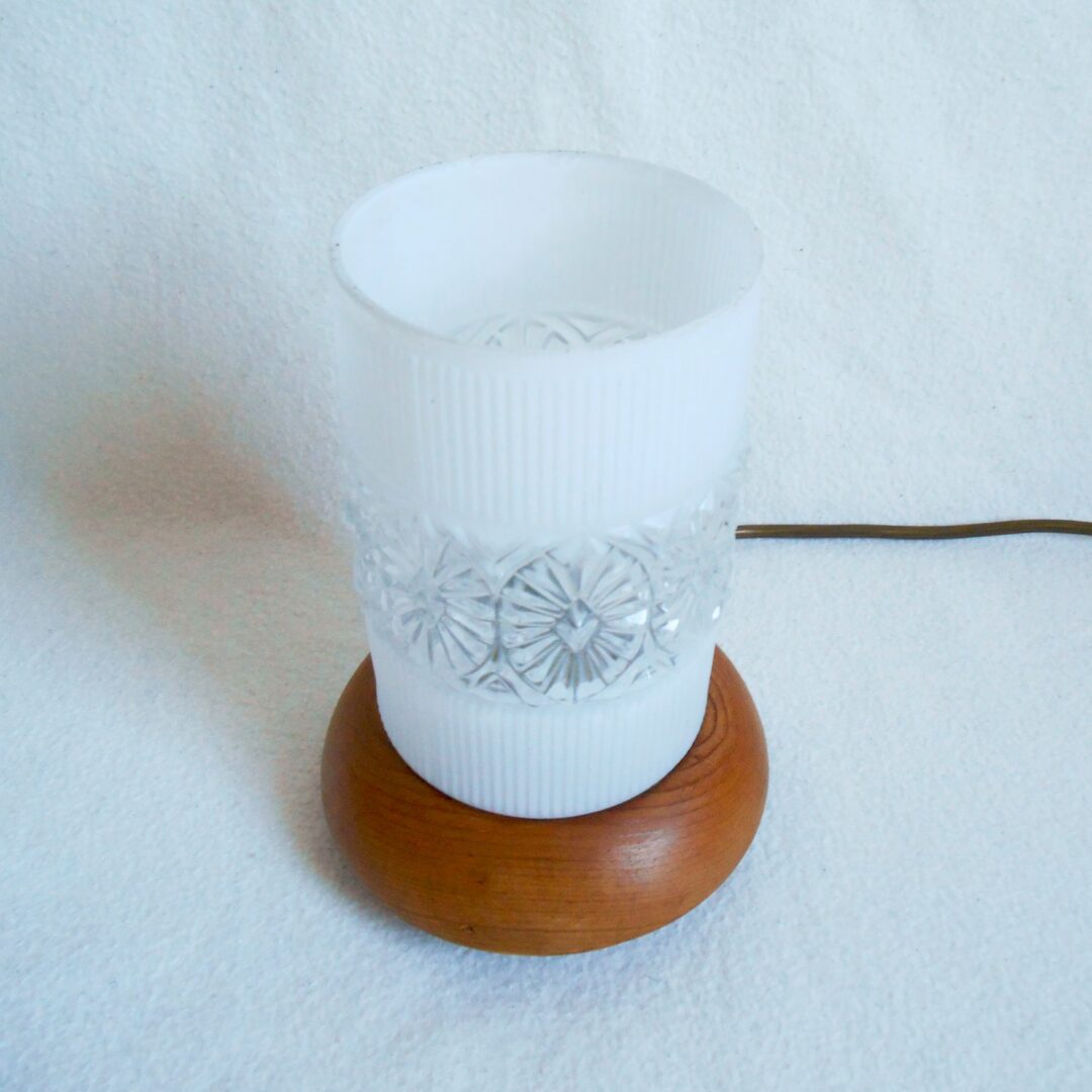A mid century modern sweet little table lamp by Fiona Bradshaw Designs