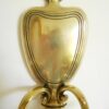 A pair of antique solid brass wall lamps by Fiona Bradshaw Designs
