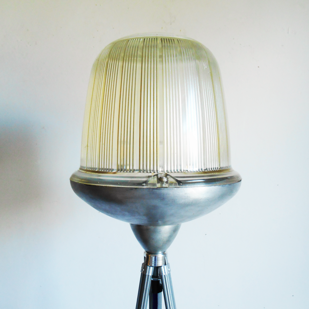 Vintage tripod floor lamp by Fiona Bradshaw Designs