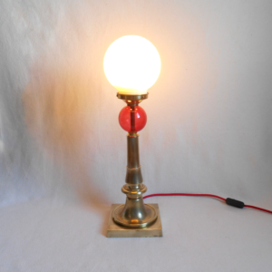 A unique solid brass table lamp by Fiona Bradshaw Designs