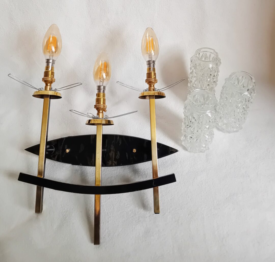 A Mid Century Modern wall sconce by Fiona Bradshaw Designs