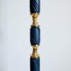 A blue mid century modern floor lamp by Fiona Bradshaw Designs