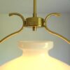 A vintage brass oil lamp by Fiona Bradshaw Designs