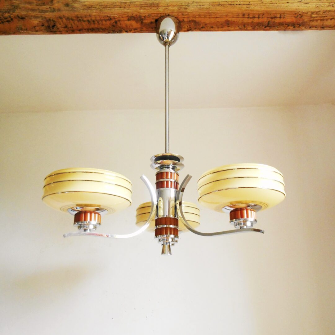 Art Deco chandelier by Fiona Bradshaw Designs