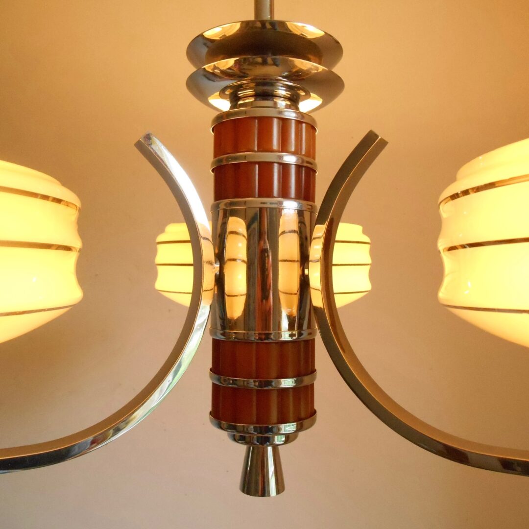 Art Deco chandelier by Fiona Bradshaw Designs