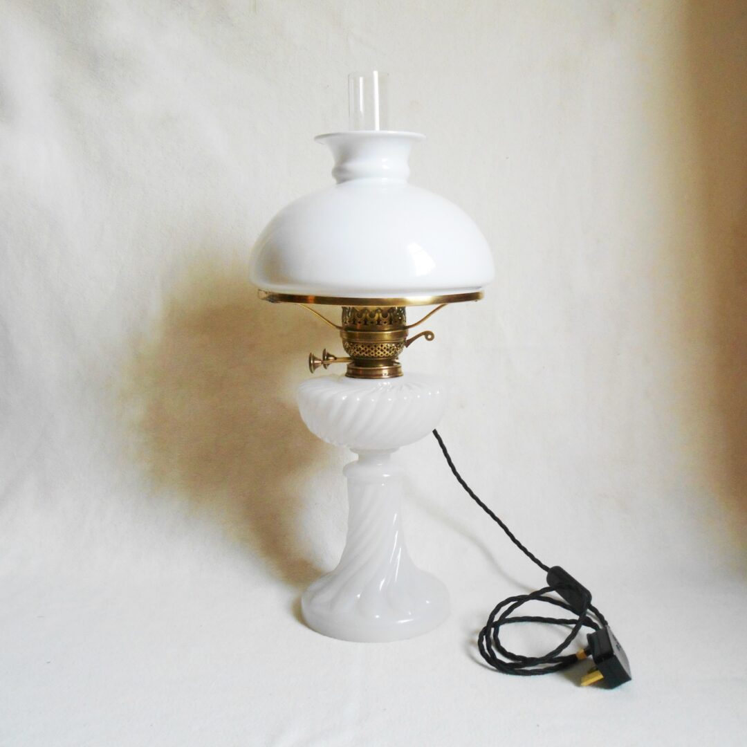 Antique oil lamp by Fiona Bradshaw Designs