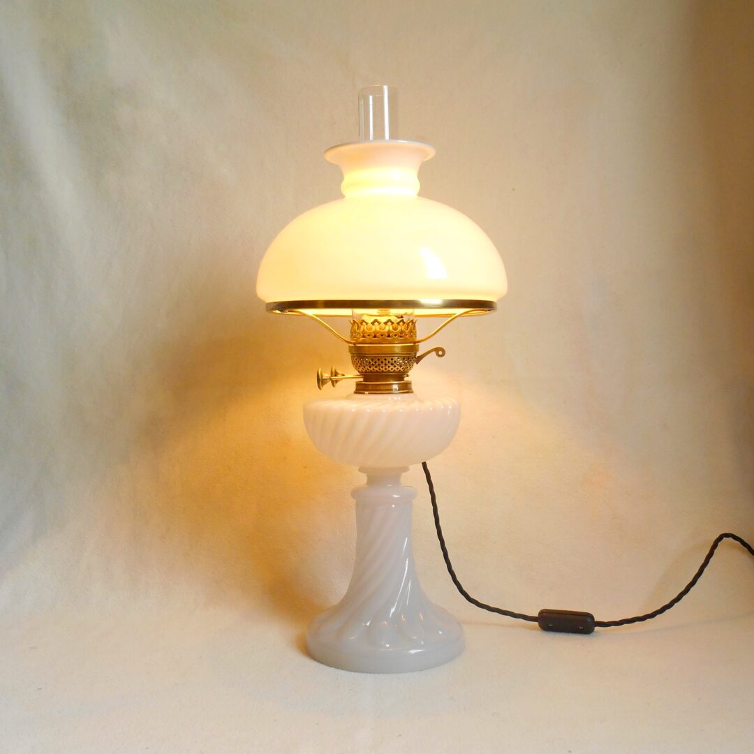 Antique oil lamp by Fiona Bradshaw Designs