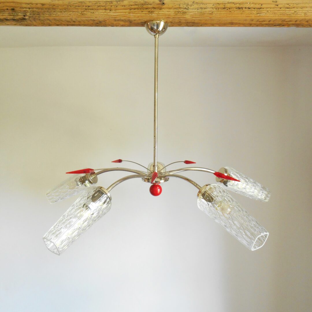 A 1960’s Italian Sputnik chandelier by Fiona Bradshaw Designs