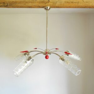 A 1960’s Italian Sputnik chandelier by Fiona Bradshaw Designs