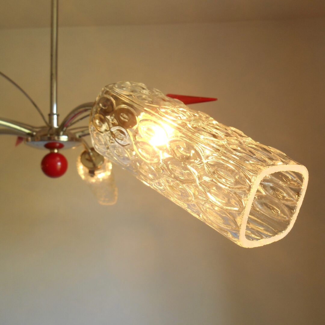 A 1960’s Italian Sputnik chandelier by Fiona Bradshaw Designs