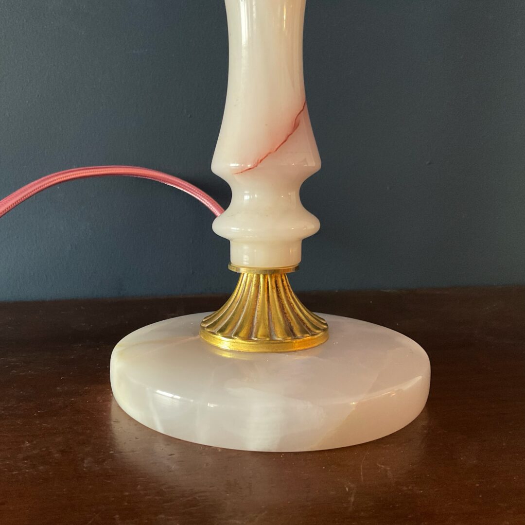 Marble table lamp by Fiona Bradshaw Designs
