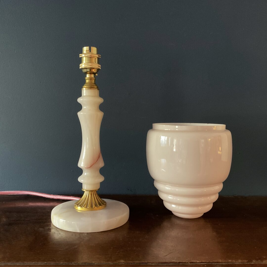 Marble table lamp by Fiona Bradshaw Designs