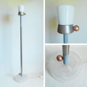 A mid century style floor lamp by Fiona Bradshaw Designs