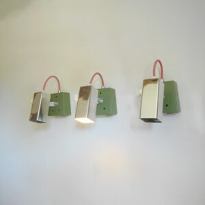 A trio of vintage adjustable spot lamps by Fiona Bradshaw Designs