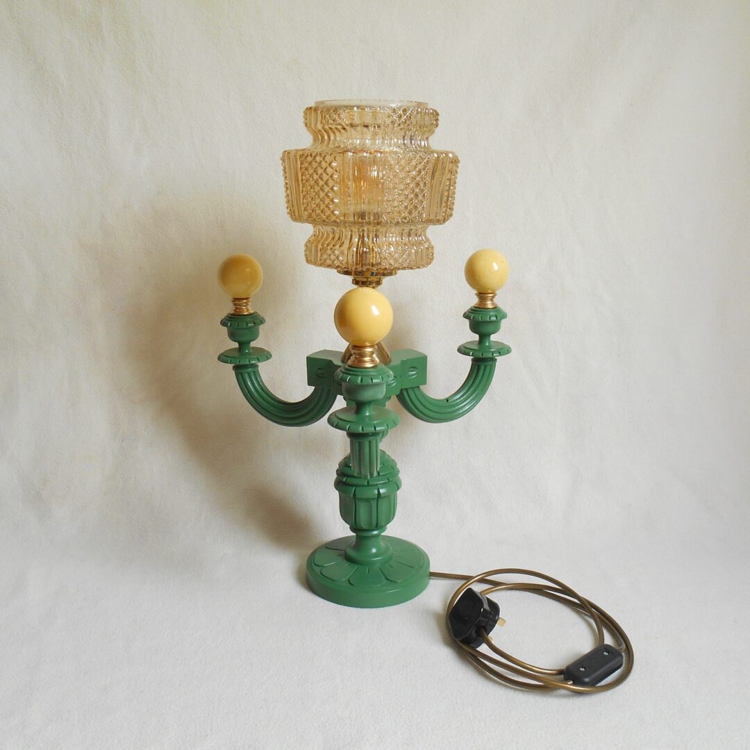 A unique vintage table lamp by Fiona Bradshaw Designs