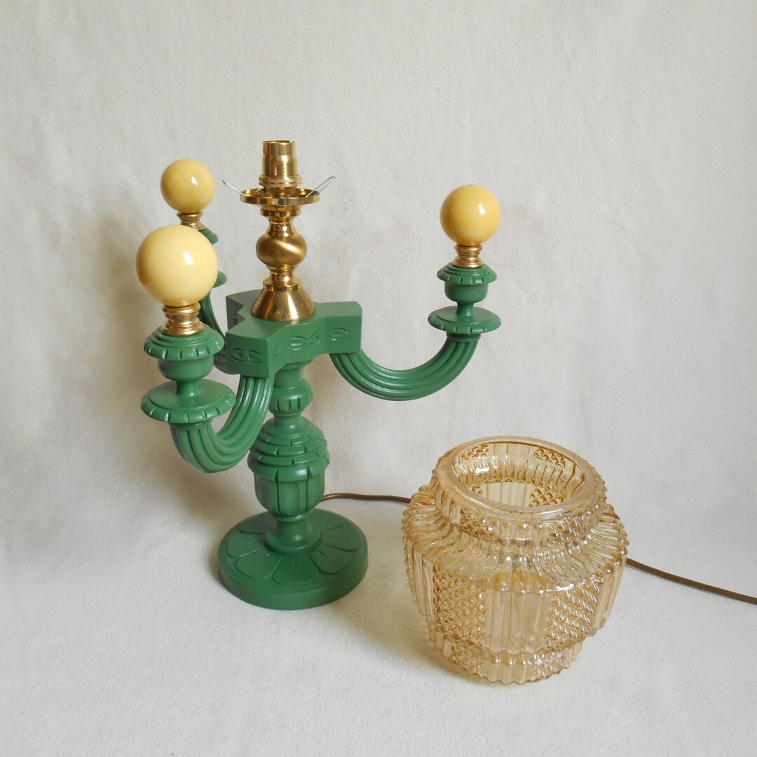 A unique vintage table lamp by Fiona Bradshaw Designs