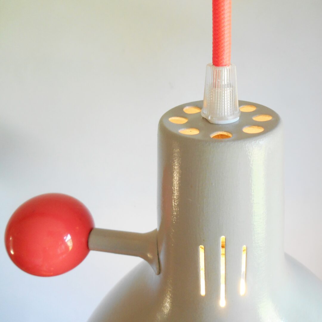 A collection of vintage pendant lamps by Fiona Bradshaw Designs