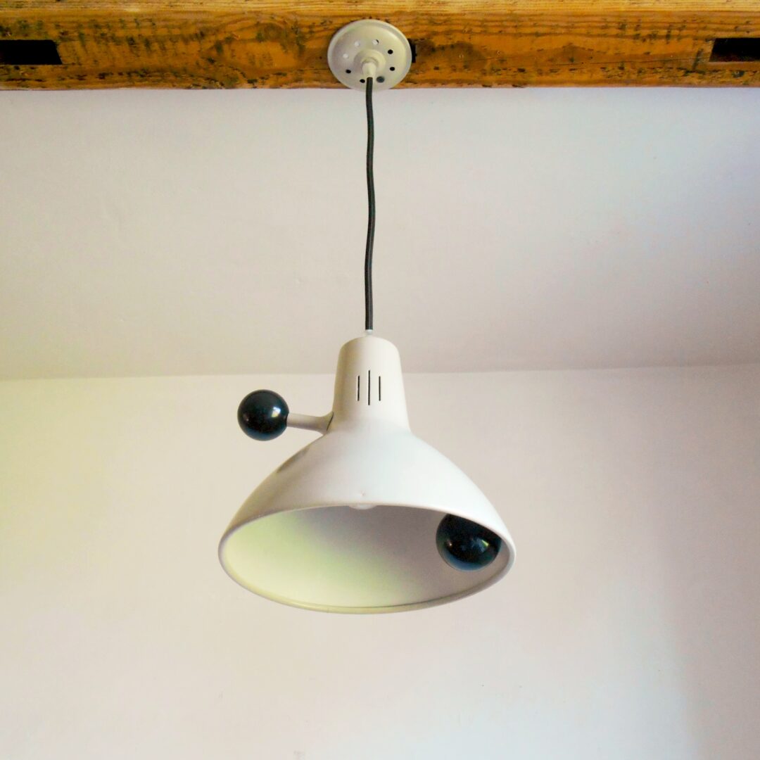 A collection of vintage pendant lamps by Fiona Bradshaw Designs