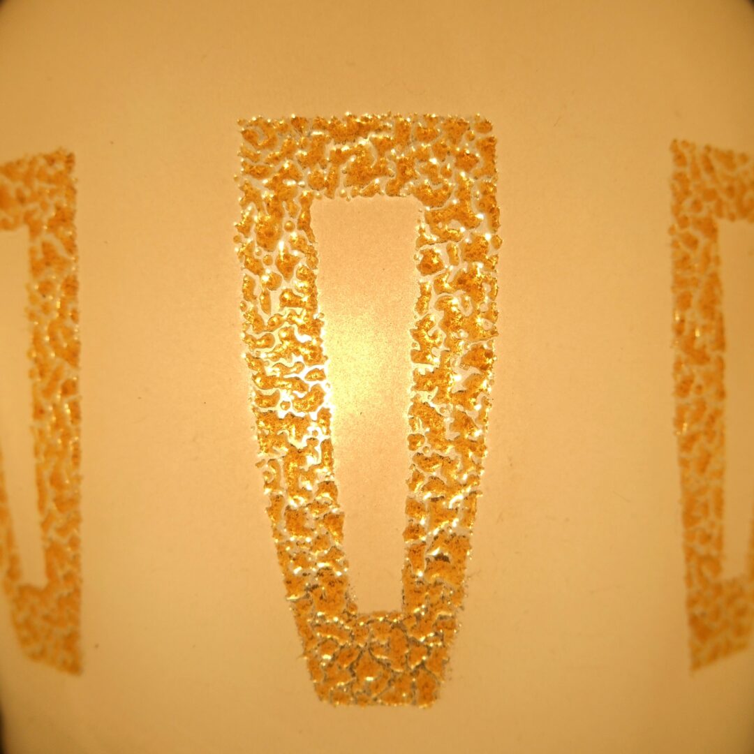 Mid century brass chandelier by Fiona Bradshaw Designs