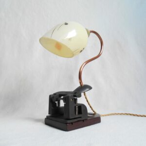 Bespoke hole punch lamp by Fiona Bradshaw Designs